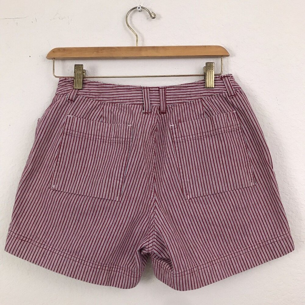 Riveted By LEE Womens Striped Cotton Shorts size 6M - Picture 4 of 9